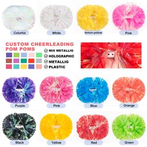 Pompones de plástico de material PET personalizados de alta calidad para deportes y entretenimiento - Product Image 2
