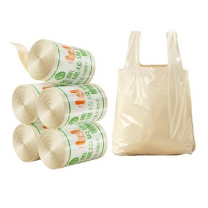 Kitchen Garbage Bags Vest Style Thickened Large Disposable Household Trash Bags L Size 90 Pieces Zhejiang Origin - Product Image 1