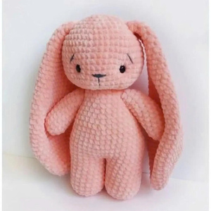 Best Seller Floppy Bunny Crochet Pattern Set Amigurumi Rabbit Plush Toy de Velvet Wool - Product Image 6
