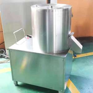 Máquina de corteza de arroz crujiente de grano de comida totalmente automática para pequeñas empresas para hacer Nacho Chips Bugles Snack Foods-Mezclador Freidora Clave - Product Image 4