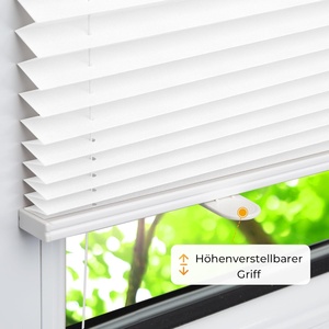 Persiana plisada tipo panal opaca con clip, sin necesidad de taladrar - Product Image 4