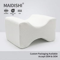 Coussin de soutien sain pour les genoux et les jambes en mousse à mémoire de forme, idéal pour les dormeurs sur le côté/dos, soulagement de la grossesse et des douleurs sciatiques, utilisation en avion