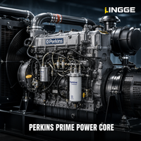 Groupe électrogène diesel silencieux 110 kVA, moteur Perkins, triphasé 480 V 230 V, refroidissement par eau, châssis ouvert, ATS, pour usage industriel de secours