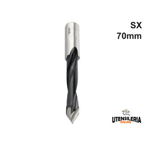 Brocas modulares HW Klein para agujeros pasantes, Rotación izquierda, 70 mm - Product Image 1