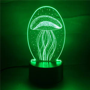 <span class=keywords><strong>Veilleuse</strong></span> Led multicolore avec capteur tactile, manga, <span class=keywords><strong>veilleuse</strong></span> d'<span class=keywords><strong>action</strong></span> 3D scintillante, 10 pièces - Product Image 2