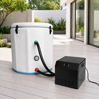 Ensemble complet de refroidisseur d'eau intégré 1/2 CV pour bain de glace, idéal pour baignoire de plongeon froid gonflable