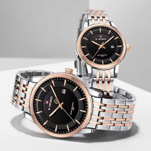 Orologio di Coppia NAVIFORCE Design <span class=keywords><strong>Originale</strong></span> Casual Impermeabile con Calendario Luminoso Elegante Orologio al Quarzo alla Moda per <span class=keywords><strong>Uomo</strong></span> e Donna <span class=keywords><strong>Regalo</strong></span> - Product Image 6