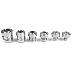 कृषि सिंचाई के लिए चिकनी सतह के साथ एल्यूमीनियम प्लग संयुक्त, पाइप एडेप्टर (AN3-AN20 आकार) पर सकारात्मक वेल्डिंग के लिए - Product Image 4