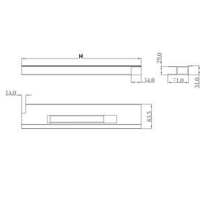 Truck Sideboard Locking System Dropside Locking Post Vertical Aluminum Door Lock - Product Image 5
