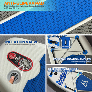 Vente directe d'usine, <span class=keywords><strong>planche</strong></span> <span class=keywords><strong>à</strong></span> <span class=keywords><strong>pagaie</strong></span> gonflable verte personnalisée de nouvelle conception avec accessoires de SUP - Product Image 3