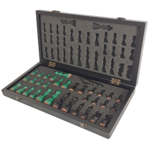 Nuovo Design 2024: <span class=keywords><strong>Set</strong></span> di Scacchi in Legno Magnetico Pieghevole da 15 Pollici con Scatola, per l'Educazione dei Bambini - Product Image 5