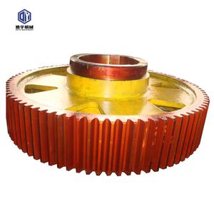 Fabricant minier Boîte de vitesse lourde Transmission de haute qualité Grand pignon Coulée d'acier Éperon Grande roue dentée - Product Image 2