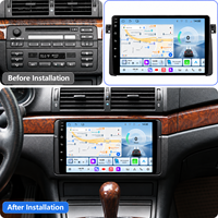 Lecteur DVD de voiture BHNEW, autoradio Android pour BMW Série 3 E46 1998-2006, tableau de bord, CarPlay sans fil, autoradio, navigation GPS, DSP