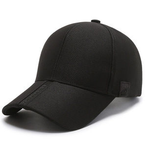 Men's Baseball Cap Black Twill Sun Protection Outdoor Casual <b>Hat</b> - Product Image 4