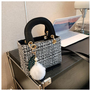 Multi-Scenario Use Fashion Ladies Handbags Newest Trendy Plaid Small Square Bag Mujeres Shoulder Crossbody Bags - Product Image 3