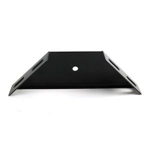 Support d'angle de lit noir triangulaire à angle droit, accessoire de quincaillerie - Product Image 2