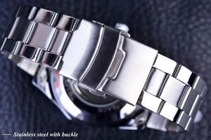 <span class=keywords><strong>Montre</strong></span> Winner <span class=keywords><strong>pour</strong></span> <span class=keywords><strong>homme</strong></span>, squelette, automatique, mécanique, bracelet en acier inoxydable, vintage, <span class=keywords><strong>montre</strong></span> de luxe de marque haut de gamme - Product Image 6