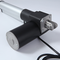 Actionneur linéaire électrique à moteur à engrenages à aimant permanent OUREDL SY-A01A 6000N 12V/24V, efficacité IE2, montage sur bride, IP45