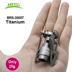 BRS Extérieure Cuisinière À Gaz Camping Brûleur À Gaz Portable Mini Titane Poêle Survie Four Poche Pique-Nique Cuisinière À Gaz brs-3000t - Product Image 3