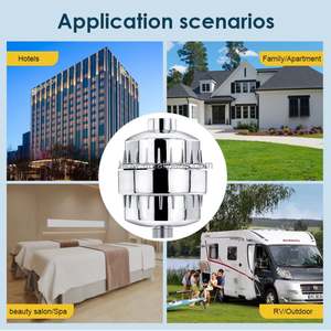 Cartucho de Filtro de Agua Iónico con Carbón Activado KDF para Ducha, Filtro para Cabezal de Ducha, Filtro de Ducha - Product Image 6