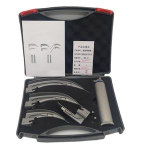 Laryngoscope <span class=keywords><strong>prix</strong></span> par ensemble | Laryngoscope adulte et pédiatrique à fibre optique à poignée flexible avec différentes lames au choix - Product Image 3