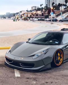 <span class=keywords><strong>Ferrari</strong></span> 458 Italia ve örümcek için LB performans tarzı yarım karbon Fiber geniş gövde kiti için - Product Image 2