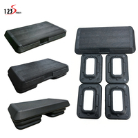Plataforma de Step Aeróbico Ajustable en Altura, Antideslizante y Duradera de 123Sports con 2 Elevadores