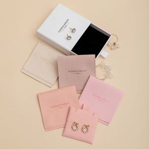 Pochette d'emballage en microfibre personnalisée avec logo, pochette de luxe pour petits bijoux, collier, bagues, boucles d'oreilles - Product Image 6