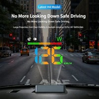 HUD Universal con GPS, Pantalla LED Panorámica para el Tablero, Alarma de Exceso de Velocidad, Medición de Velocidad por Satélite, Venta al Por Mayor