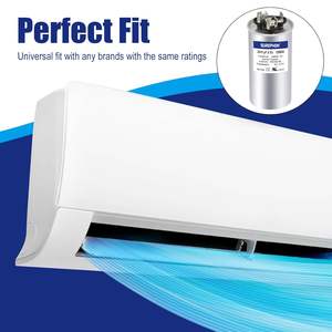 <span class=keywords><strong>Condensateur</strong></span> <span class=keywords><strong>25</strong></span>+5 <span class=keywords><strong>UF</strong></span> <span class=keywords><strong>25</strong></span>/5 MFD ±5% 370V/440VAC <span class=keywords><strong>Condensateur</strong></span> de démarrage double <span class=keywords><strong>CBB65</strong></span> Fonctionne pour le démarrage du moteur de climatiseur ou de pompe à chaleur - Product Image 5