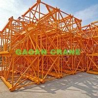 Grúa Torre, Grúa de Pluma, Grúa de Plataforma QTZ80(6012) Carga Máxima 6t Carga en Punta 1.2t Longitud de Pluma 60m para Construcción de Edificios