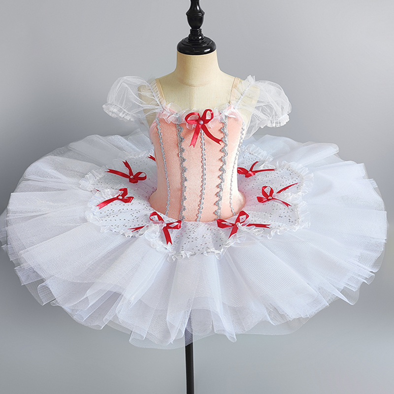 Fiocco rosa e bianco