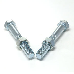 <span class=keywords><strong>Perno</strong></span> M12 Negro A307m Tuerca Grado B Acero al carbono pesado y pernos prisioneros 2 pulgadas Chapado en zinc Estándar Astm A307 Pernos hexagonales - Product Image 2