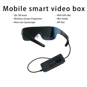 2023 New Hot Mart 4k 1080p 3d Virtual Mobile Theatre Video Air Ar Glasses Ar Smart Glasses