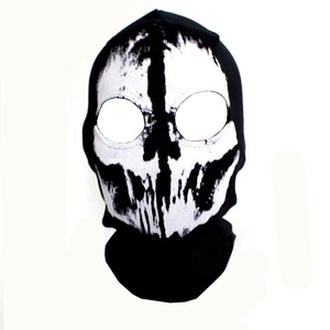 Passamontagna Nero in Cotone Maschera <span class=keywords><strong>Teschio</strong></span> Scheletro Fantasma Sciarpa Cappuccio Copricapo da Sci per Casco da <span class=keywords><strong>Moto</strong></span> per Motociclismo ed Escursionismo all'Aperto - Product Image 4