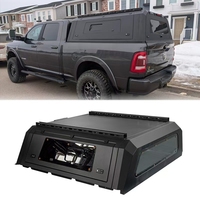 DODGE RAM 2500 GMC Hardtop Truck Bed Topper Aleación de aluminio Anti-Rust Smart Cap Impermeable Pickup Truck Canopy Camper Tailbox