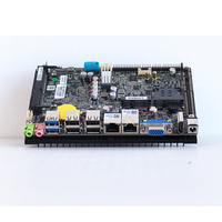 Carte mère ELSKY M100SE 2026 de 4 pouces avec 2/3/4 cartes réseau Intel, MSATA, 8e/10e génération, 6 ports COM, USB, 1 slot de mémoire DDR4 pour système de contrôle d'accès