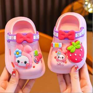 Sandales d'été pour enfants Sandales d'été Pantoufles en carton souple antidérapantes Sandales sabots Chaussures pour garçons et filles - Product Image 4