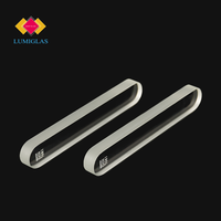 Jauge de niveau en verre borosilicate transparent trempé pour chaudière à vapeur, épaisseur 17 mm, résistante à une pression de 40 bars