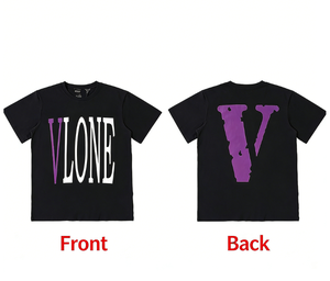 T-shirt graphique <span class=keywords><strong>VLONE</strong></span> Style Big V pour hommes et femmes, coupe décontractée, manches courtes, streetwear, mode hip-hop - Product Image 4