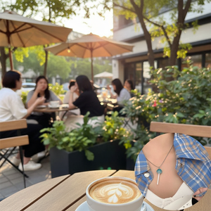 Vendita calda di tendenza collana di cristallo in oro rosa graziose catene geometriche minimaliste per donne e ragazze disponibili all'ingrosso - Product Image 3