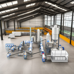 Làn đường tùy chỉnh nhà máy phân bón khoáng sản cho vôi dolomitic và hạt canxi sunfat/dây chuyền sản xuất phân bón bột - Product Image 2