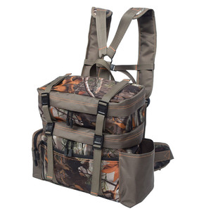 Sac à dos camouflage imperméable pour la randonnée en plein air, le camping, sac à dos de jour unisexe, nouveau motif de feuilles, poche intérieure à fermeture éclair, sangles détachables - Product Image 5