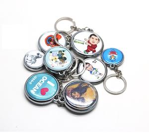 Porte-clés électrolytique 25/32/37mm Matériau d'insigne de bouton latéral unique pour la décoration - Product Image 5