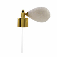 Buse de pulvérisateur de pompe d'ampoule de parfum de tube court à l'ancienne colorée pour la bouteille de jet de brouillard