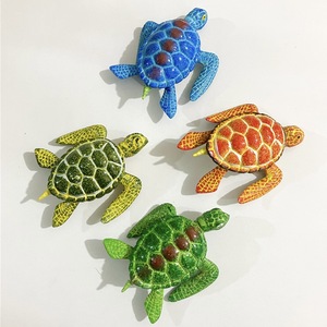 Aimant de réfrigérateur personnalisé mignon Simulation tortue forme membres mobile peint réfrigérateur autocollants maison décoration quotidienne - Product Image 2