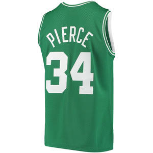 Boston da uomo # Maglia da Basket 34 Paul Pierce Ricamata Abbigliamento Sportivo Loghi Classico Giovanile Cucito Taglie Forti Traspirante - Product Image 2
