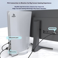 Câble adaptateur DP actif 4K avec alimentation USB, cordon vidéo haute définition vers DP pour ordinateur de bureau, ordinateur portable vers moniteur TV