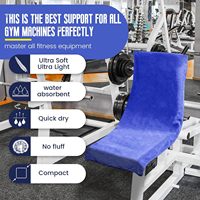 Serviette de sport en microfibre polyester/nylon personnalisée en usine avec poche zippée, forme rectangulaire, pour l'entraînement en salle de sport, fabriquée en Chine