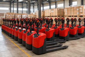 1.5 Ton Electric Walkie Pallet Truck with PU Wheels 600mm Load Center for Warehouse <b>Handling</b> - Product Image 6
